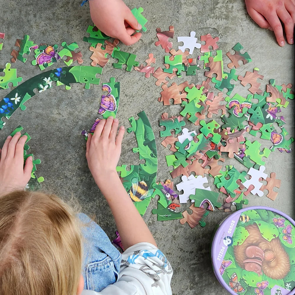 Kiwi Chick Nap Round 100pc Puzzle