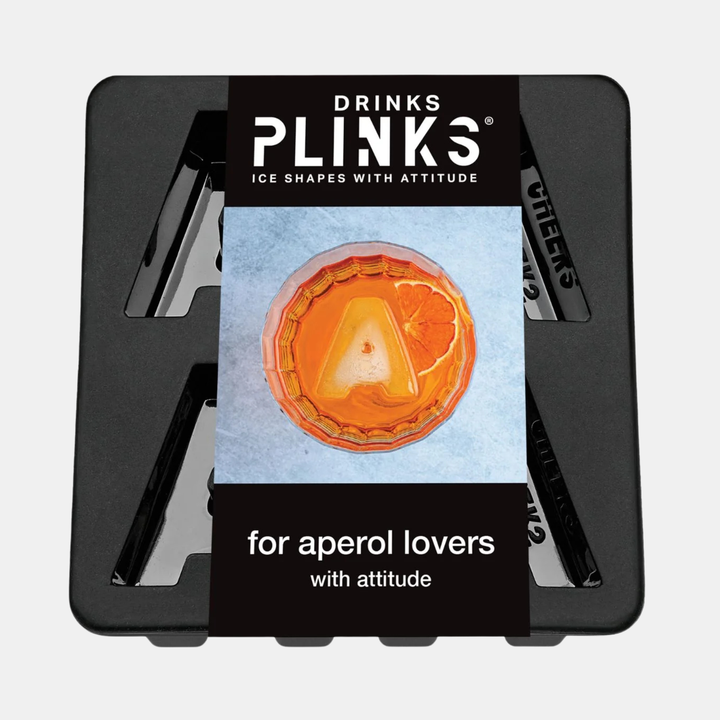 Drinks Plinks | Ice Cube Tray - A for Aperol Lovers | Shut the Front Door