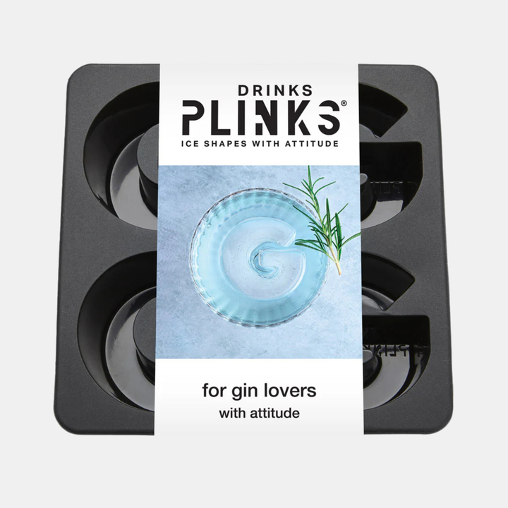 Drinks Plinks | Ice Cube Tray - G for Gin Lovers | Shut the Front Door