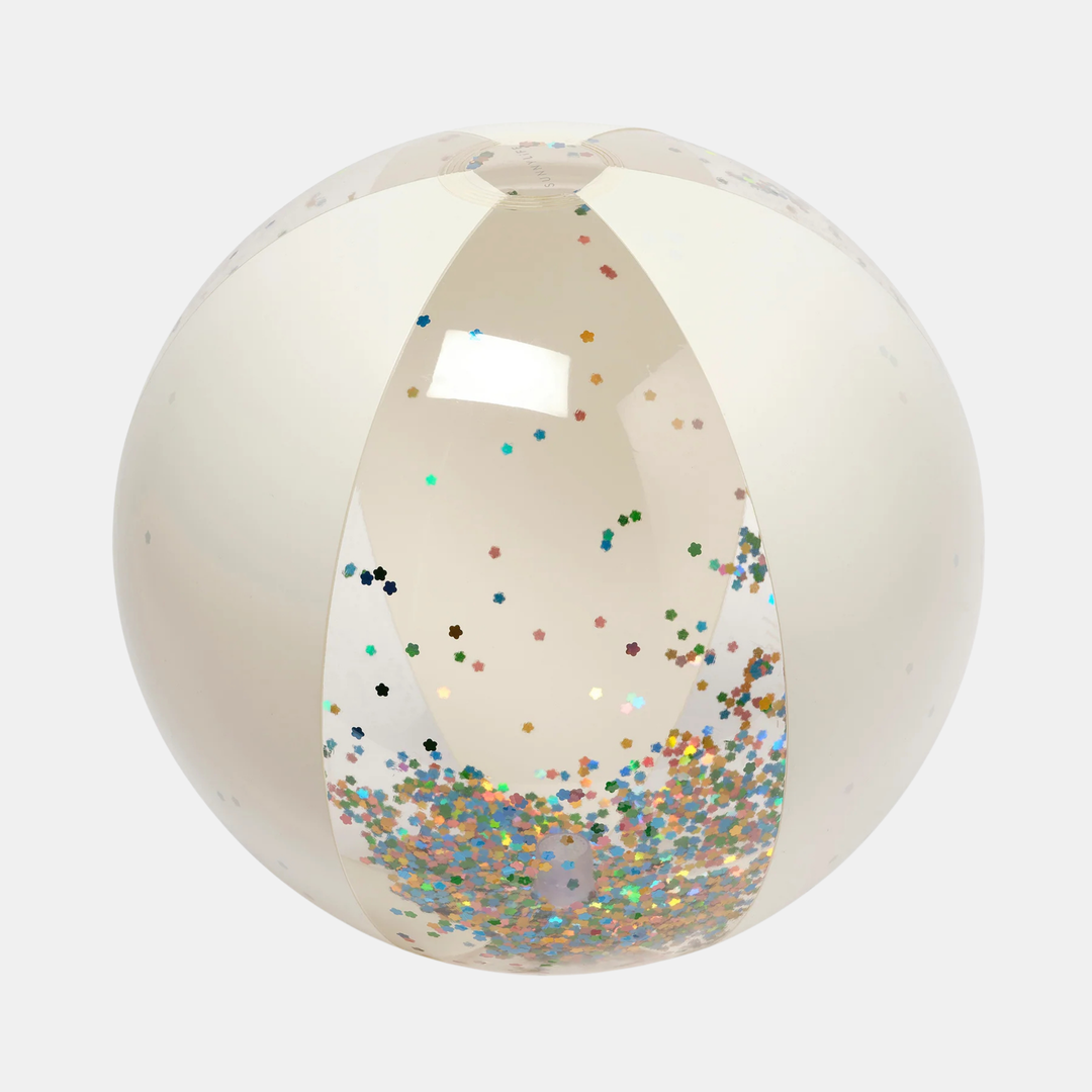 Sunnylife | Inflatable Beach Ball - Cotton Candy Glitter | Shut the Front Door