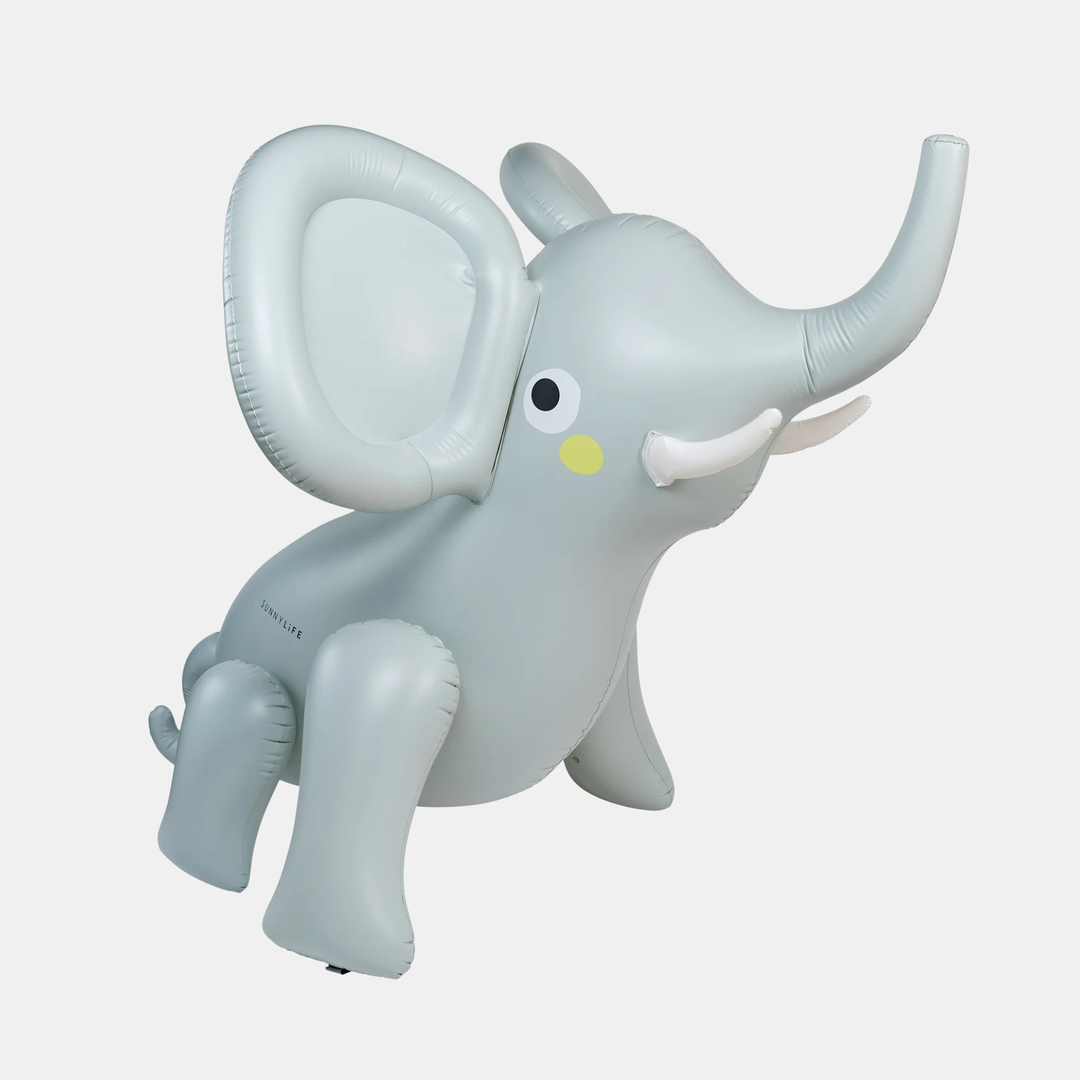 Sunnylife | Inflatable Giant Sprinkler Eli the Elephant Grey | Shut the Front Door