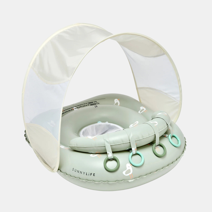 Sunnylife | Interactive Baby Float Sammy the Seagull Green | Shut the Front Door