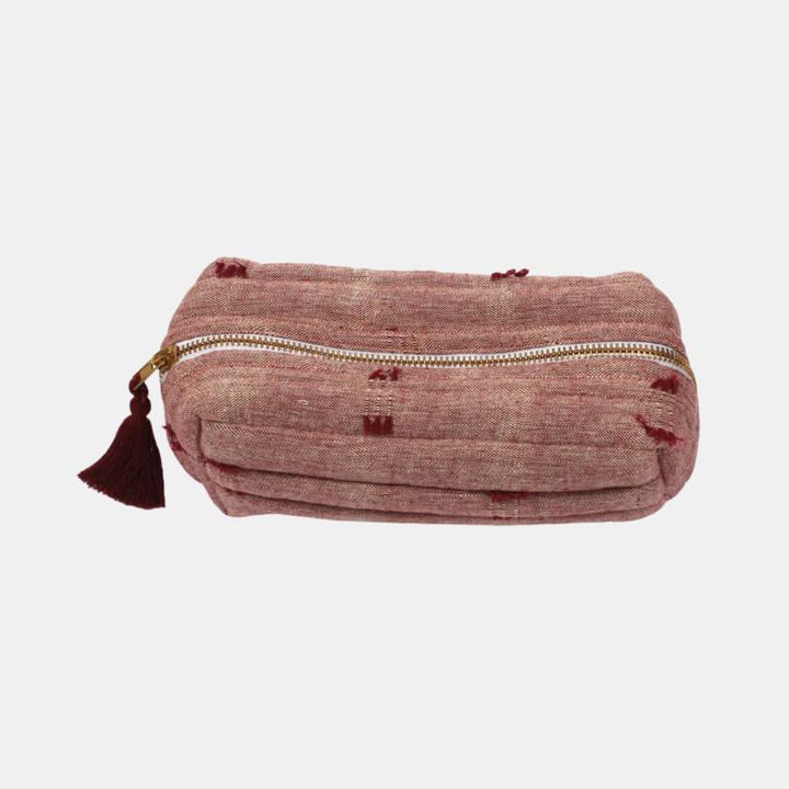 Raine & Humble | Tuft Beauty Bag - Ruby | Shut the Front Door