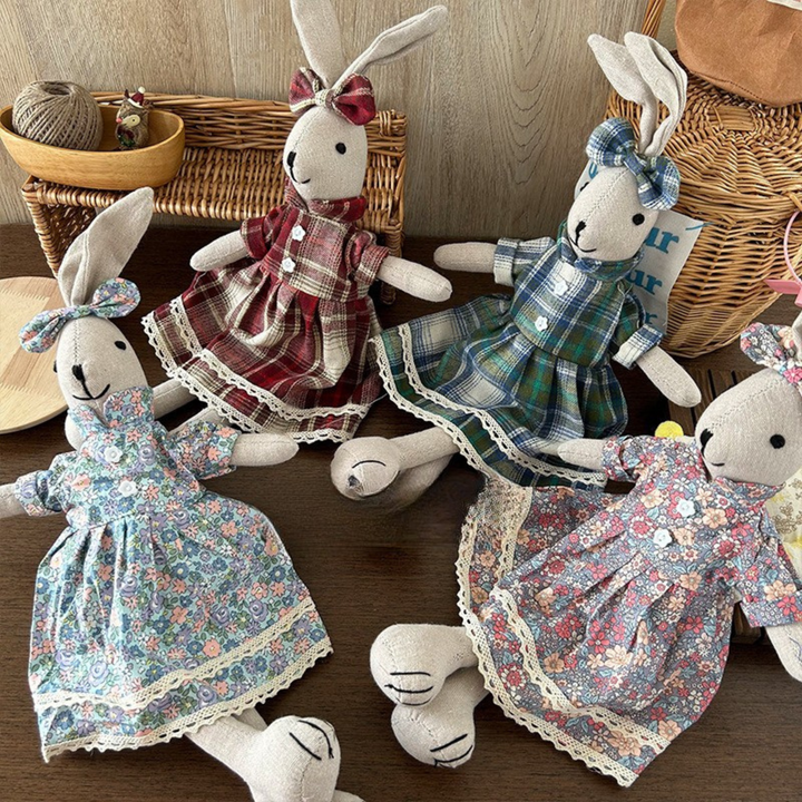 Antigone | Decor Rabbit - Blue Check/Green | Shut the Front Door