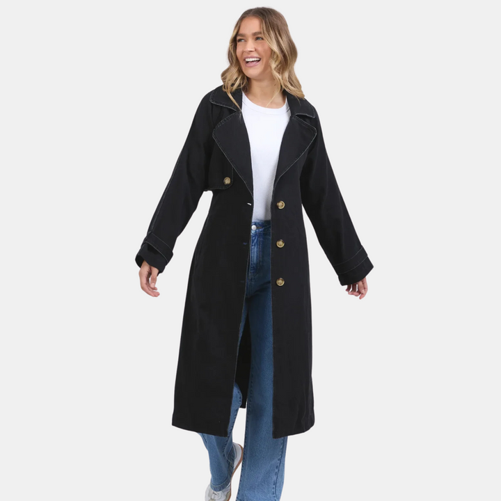 Foxwood | Deuce Trench - Black | Shut the Front Door