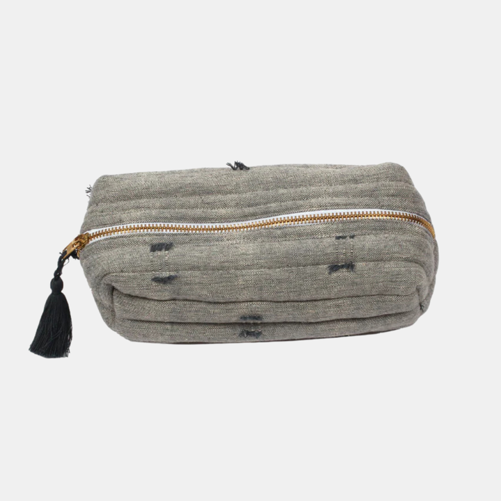 Raine & Humble | Tuft Beauty Bag - Dark Slate | Shut the Front Door