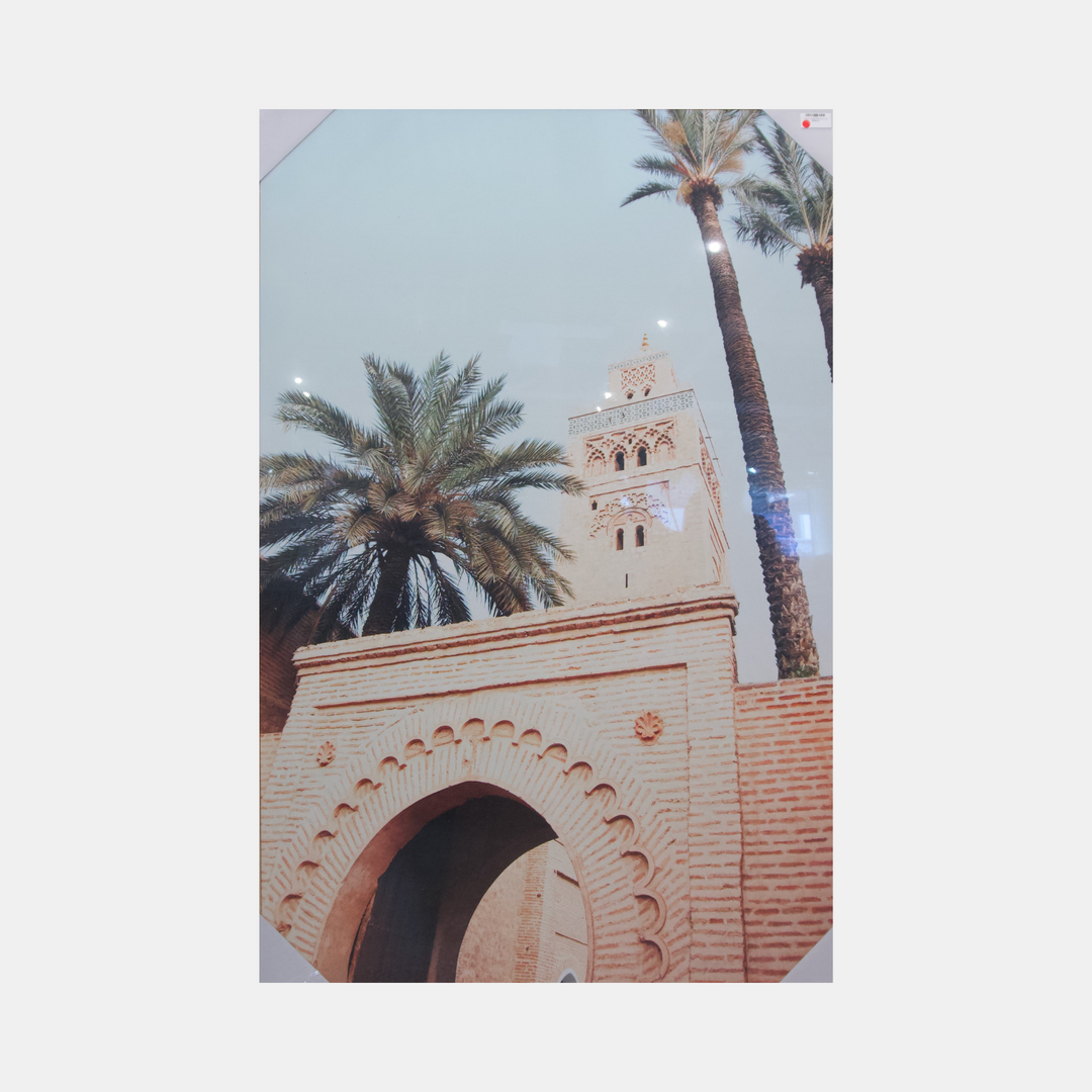Middle of Nowhere | Framed Canvas Moroccan Arch | Shut the Front Door