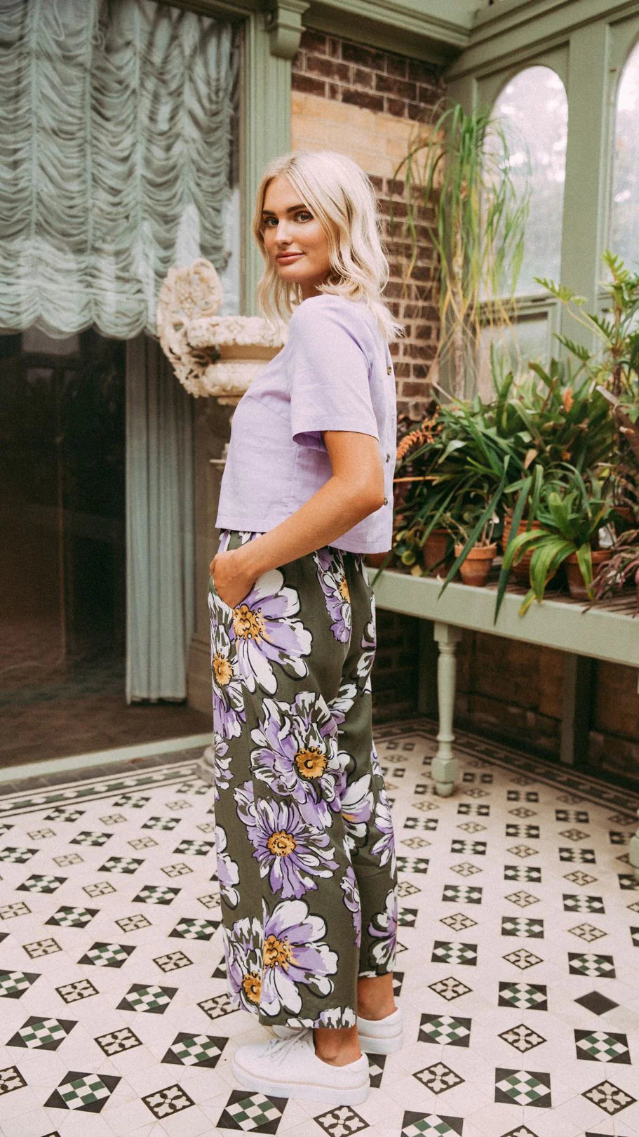 Elm Knitwear | Juniper Top - Periwinkle | Shut the Front Door