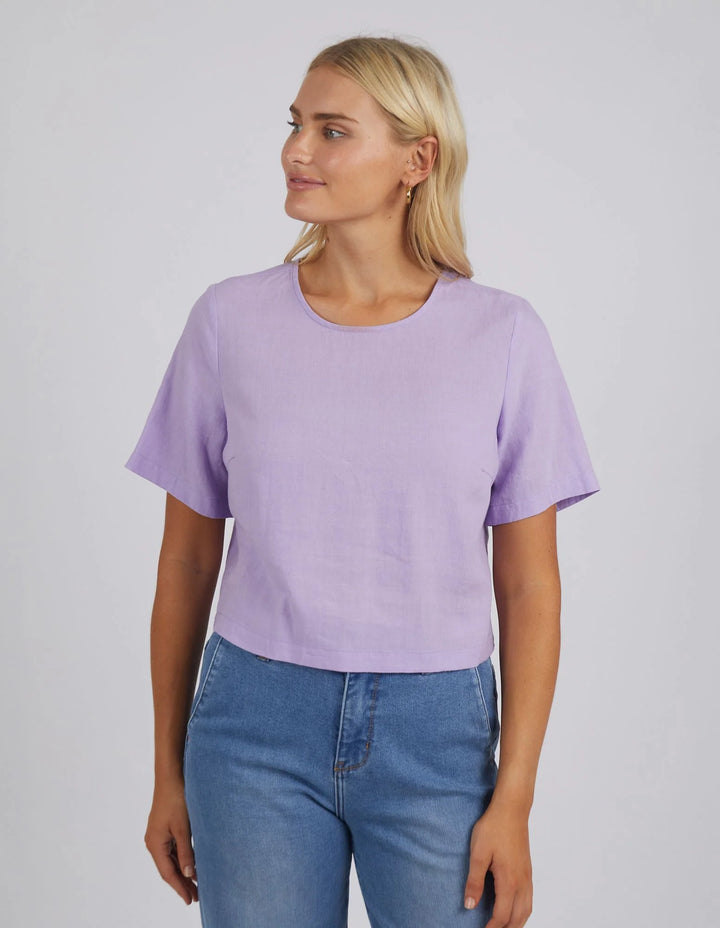 Elm Knitwear | Juniper Top - Periwinkle | Shut the Front Door