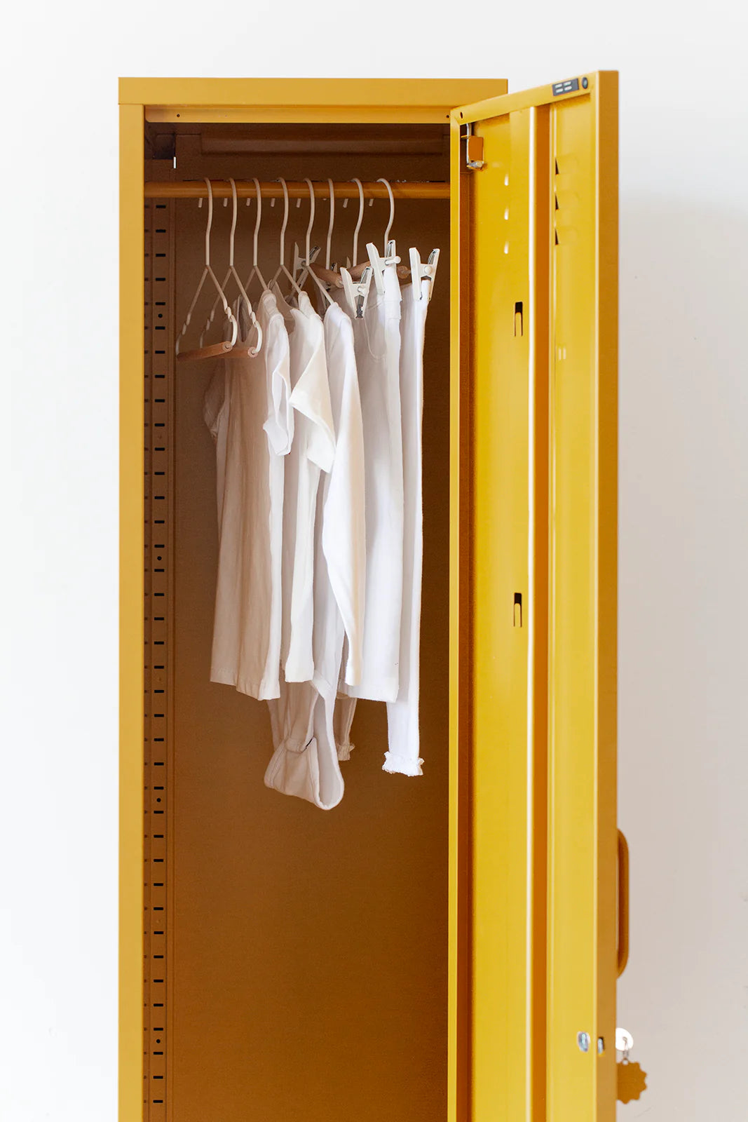 Mustard | Kids Clip Hangers - White | Shut the Front Door