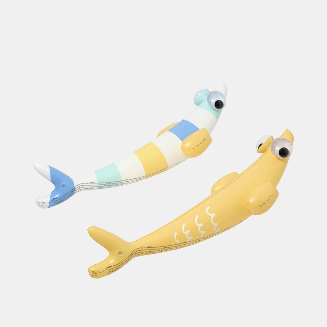 Sunnylife | Kids Inflatable Noodle - Finn the Fish Multi S2 | Shut the Front Door
