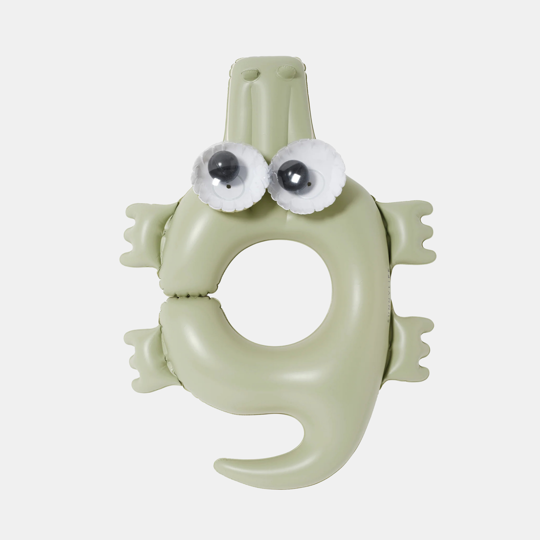 Sunnylife | Kids Tube Pool Ring - Cookie the Croc Khaki | Shut the Front Door