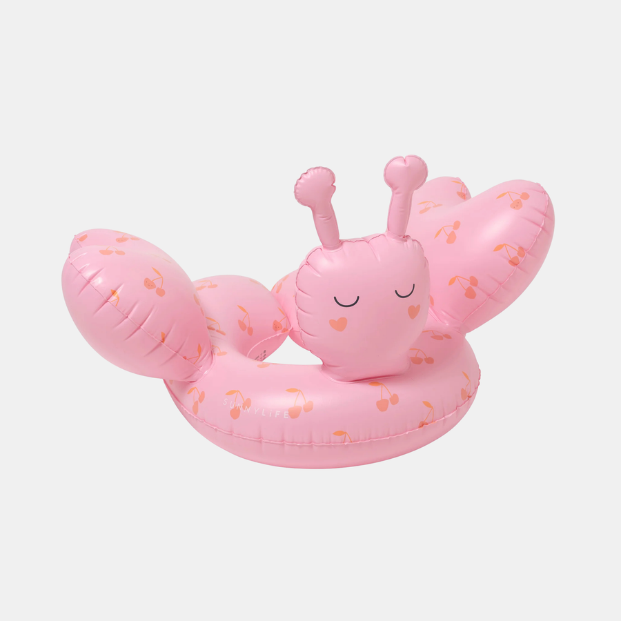 SUNNYLIFE Kids Inflatable Pool Cotton Candy Cherry
