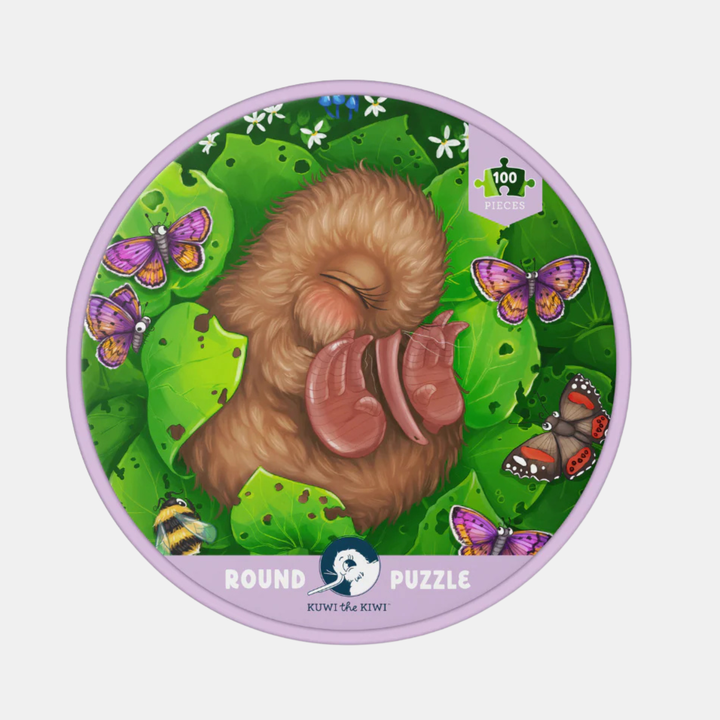 Kiwi Chick Nap Round 100pc Puzzle
