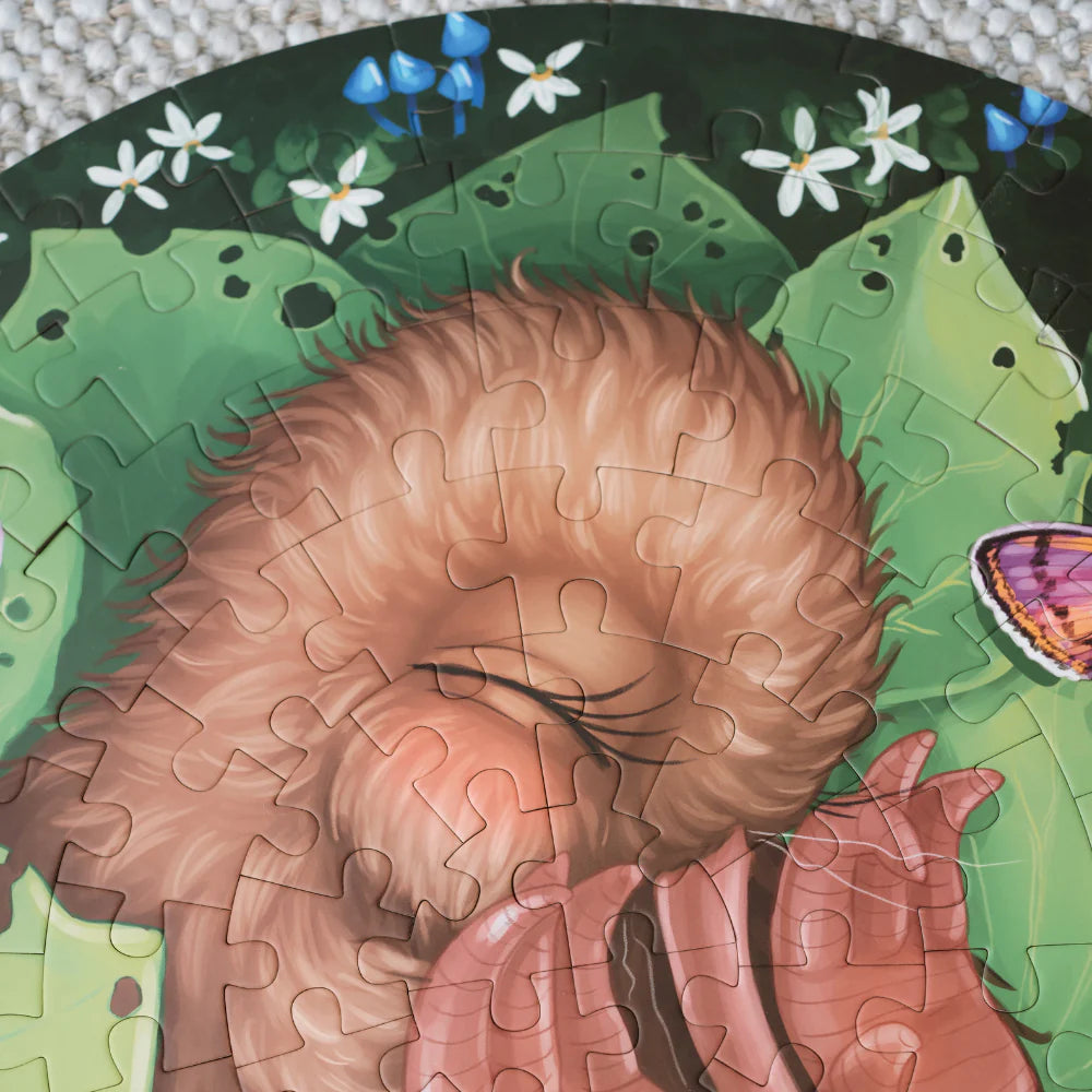 Kiwi Chick Nap Round 100pc Puzzle