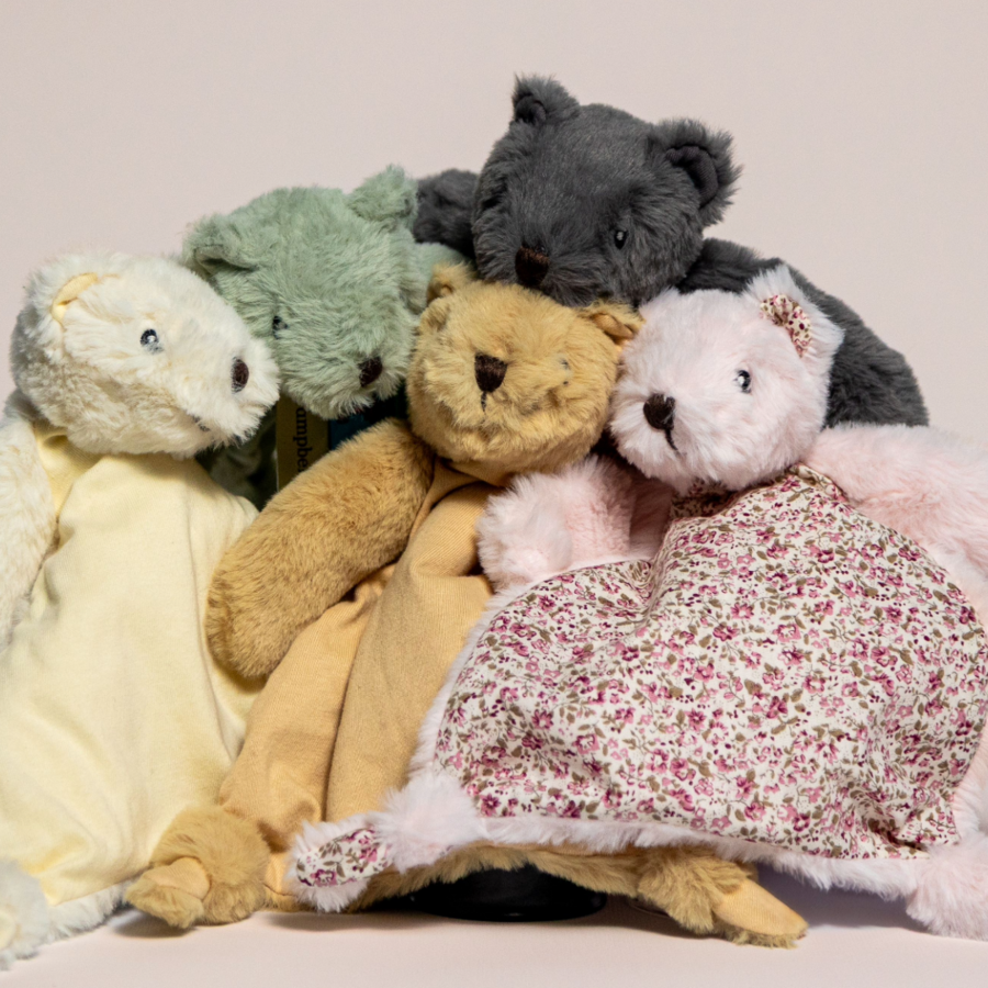 Lily and George | Littlefoot Bear Comforter - Fawn | Shut the Front Door