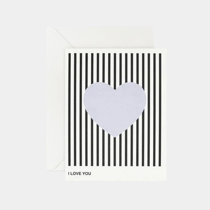Lettuce | Card I Love You Lavender Heart | Shut the Front Door