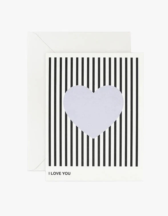 Lettuce | Card I Love You Lavender Heart | Shut the Front Door