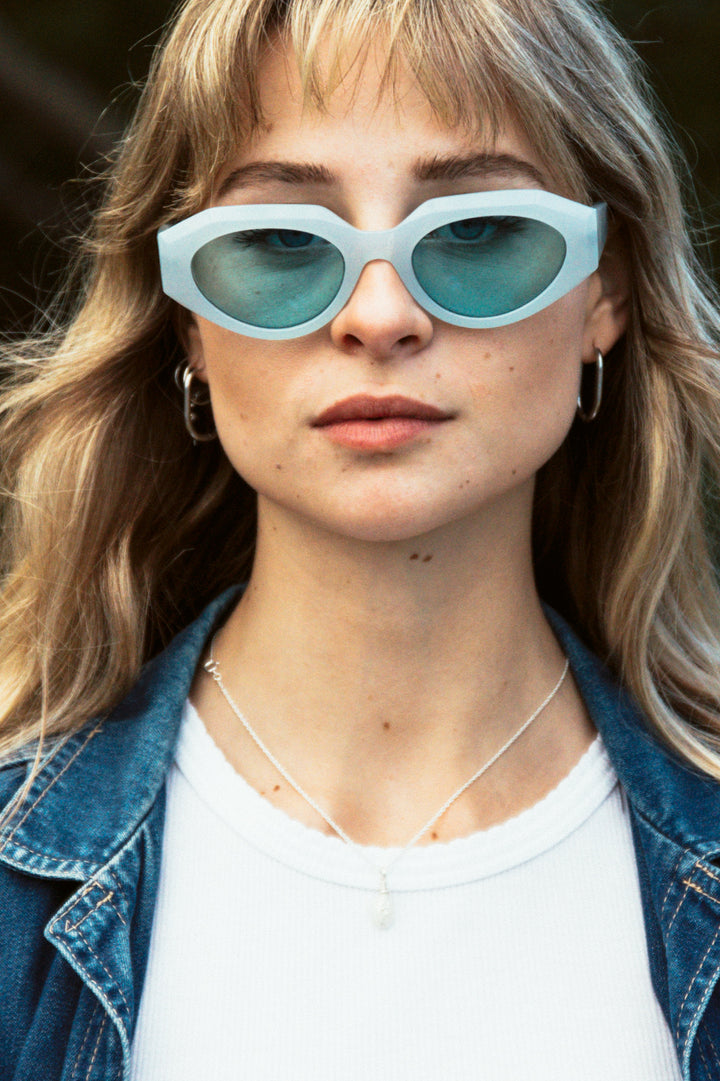 Reality Eyewear | Luxe III Sunglasses - Sea Mint | Shut the Front Door