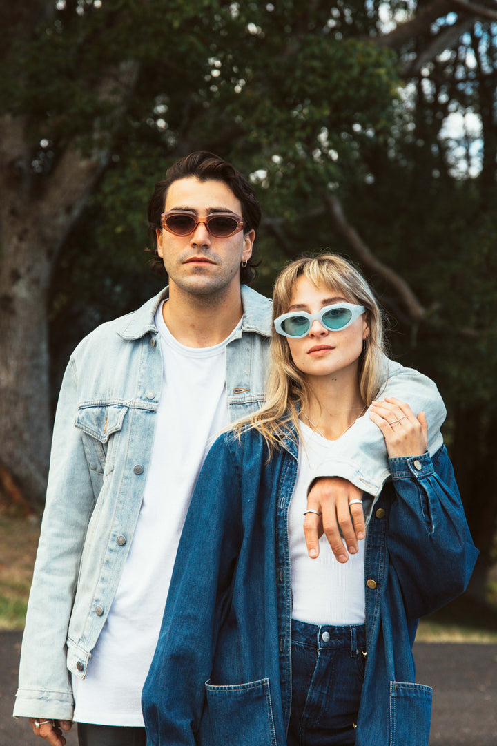 Reality Eyewear | Luxe III Sunglasses - Sea Mint | Shut the Front Door