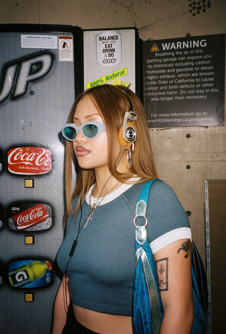 Reality Eyewear | Luxe III Sunglasses - Sea Mint | Shut the Front Door
