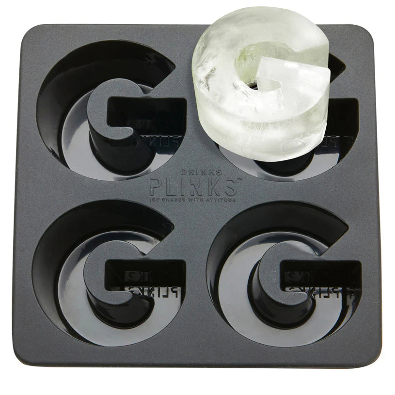 Drinks Plinks | Ice Cube Tray - G for Gin Lovers | Shut the Front Door