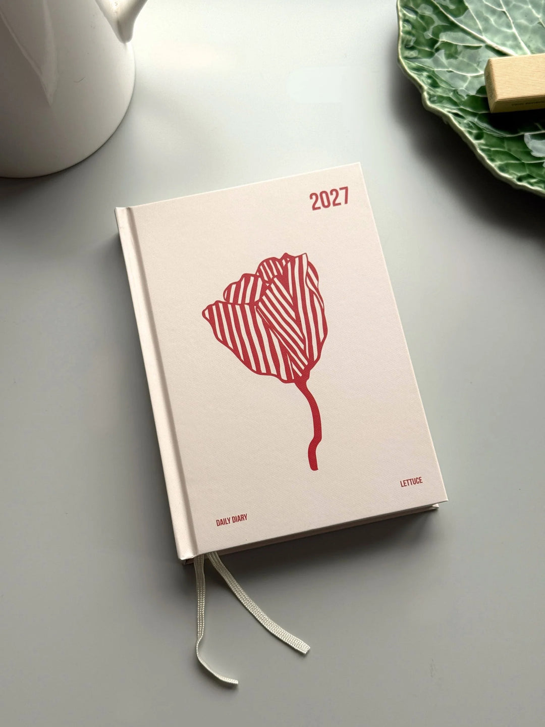 2027 Daily Diary - Red Bloom
