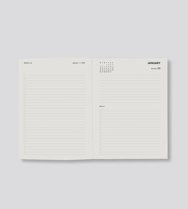 Father Rabbit 2026 Daily Diary - Olive Deco