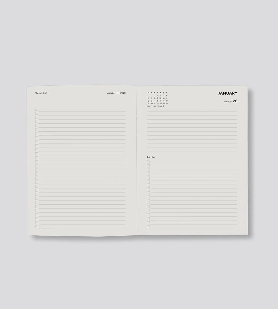 Father Rabbit 2026 Daily Diary - Olive Deco