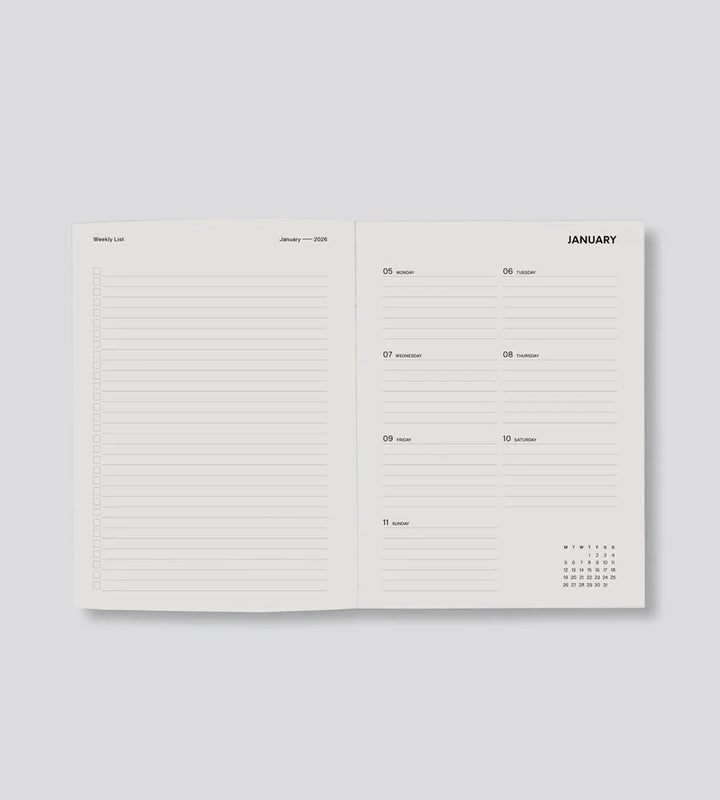 Father Rabbit 2026 Weekly Diary - Dusk