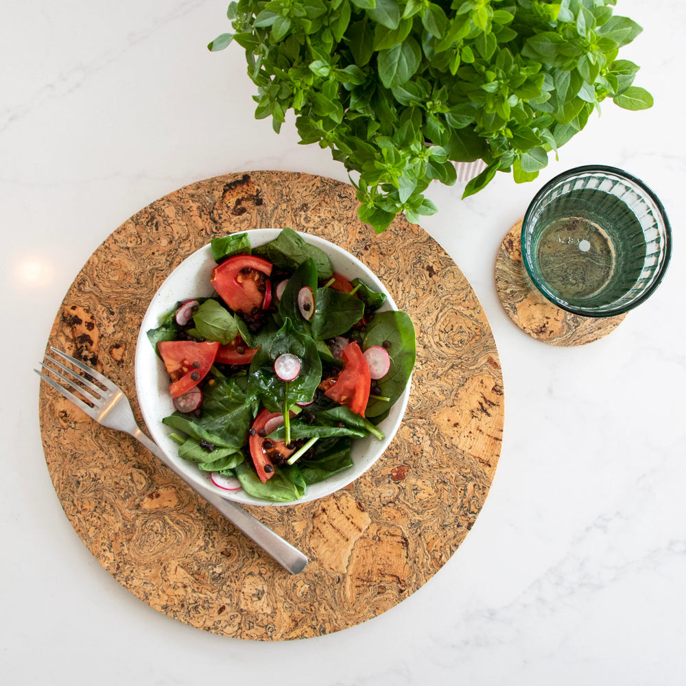 Liga | Ice Grey Round Placemats - Set 4 | Shut the Front Door