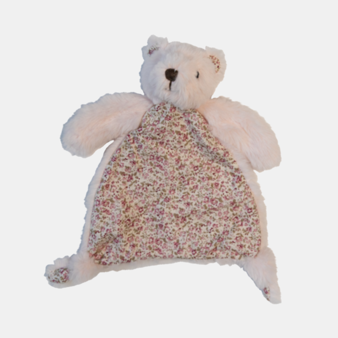 Lily and George | Littlefoot Bear Comforter - Sweet Pink | Shut the Front Door