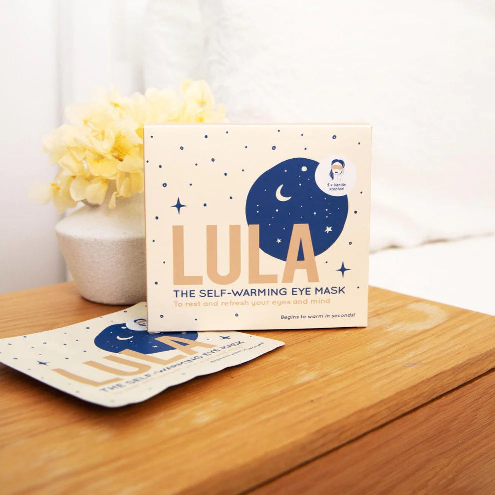 Lula | Lula Self-Warming Eye Mask - Vanilla - Box of 5 | Shut the Front Door