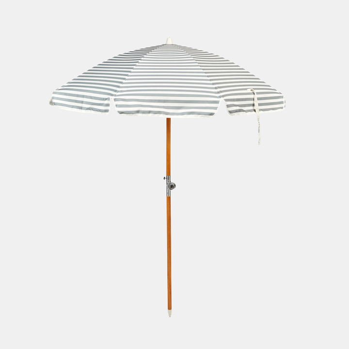 Sunnylife | Luxe Beach Umbrella Seagrass Stripe | Shut the Front Door