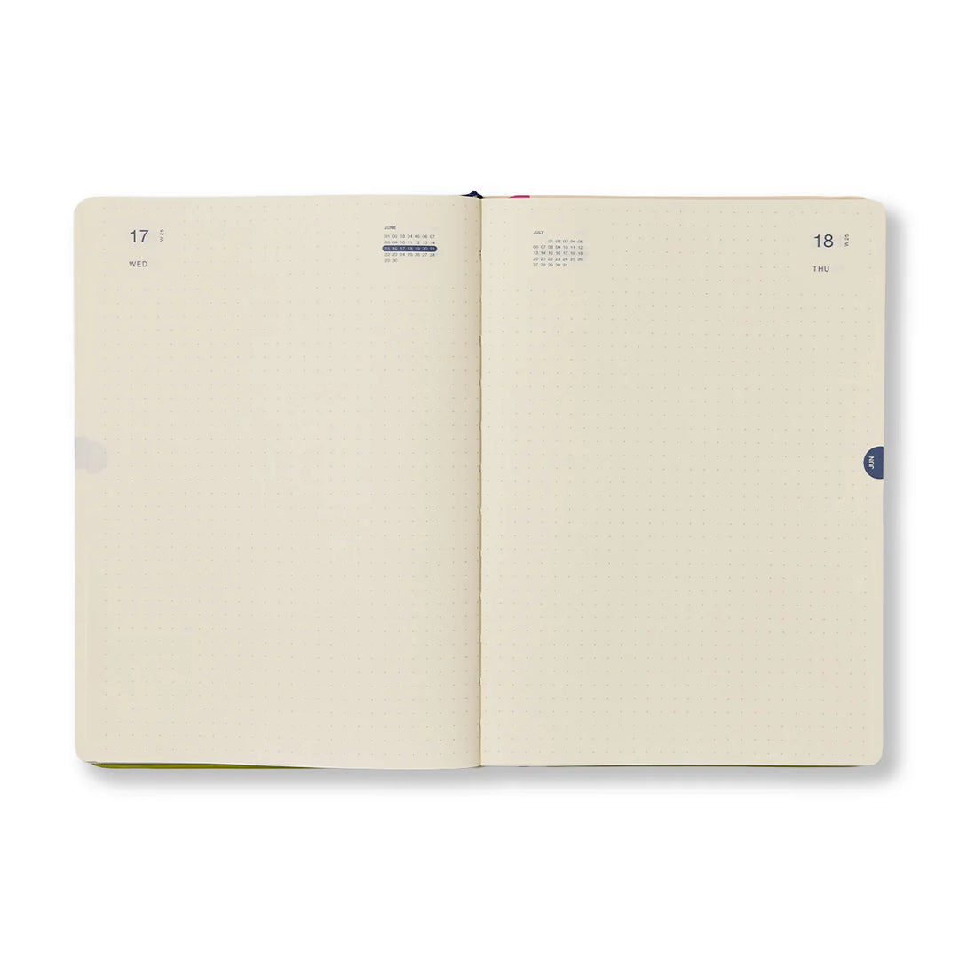 2026 Dot Grid Daily Diary A5 - Charcoal