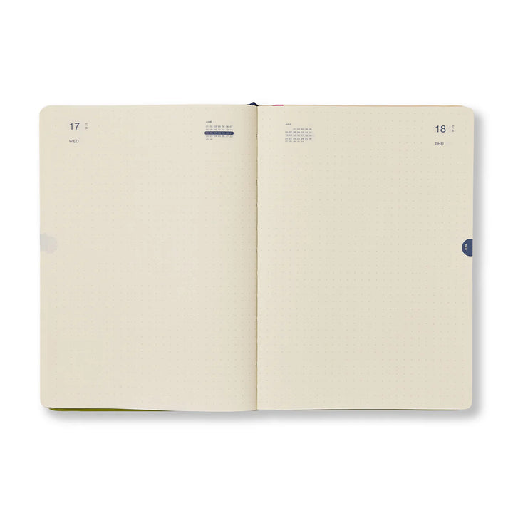 2026 Dot Grid Daily Diary A5 - Charcoal