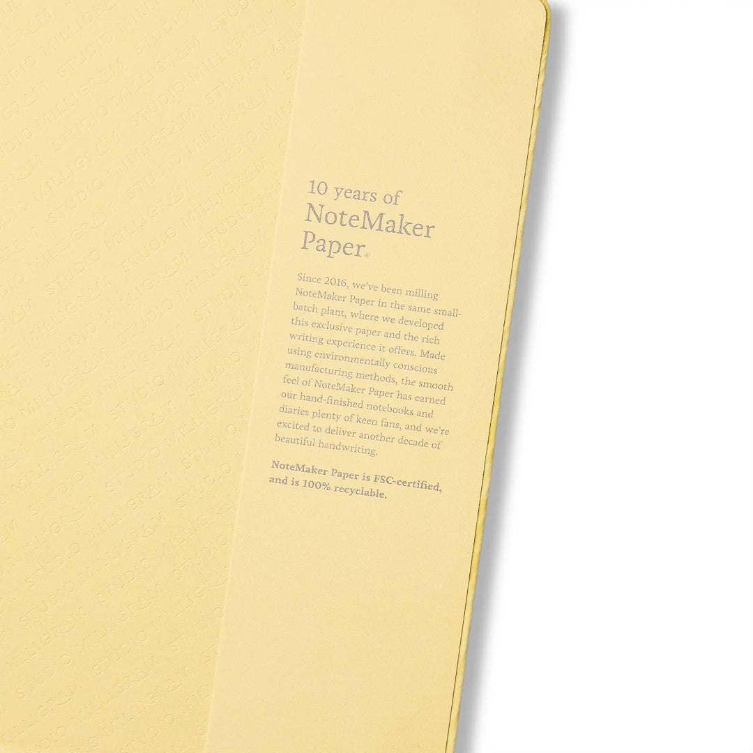 2026 Ruled Daily Diary A5 - Butter
