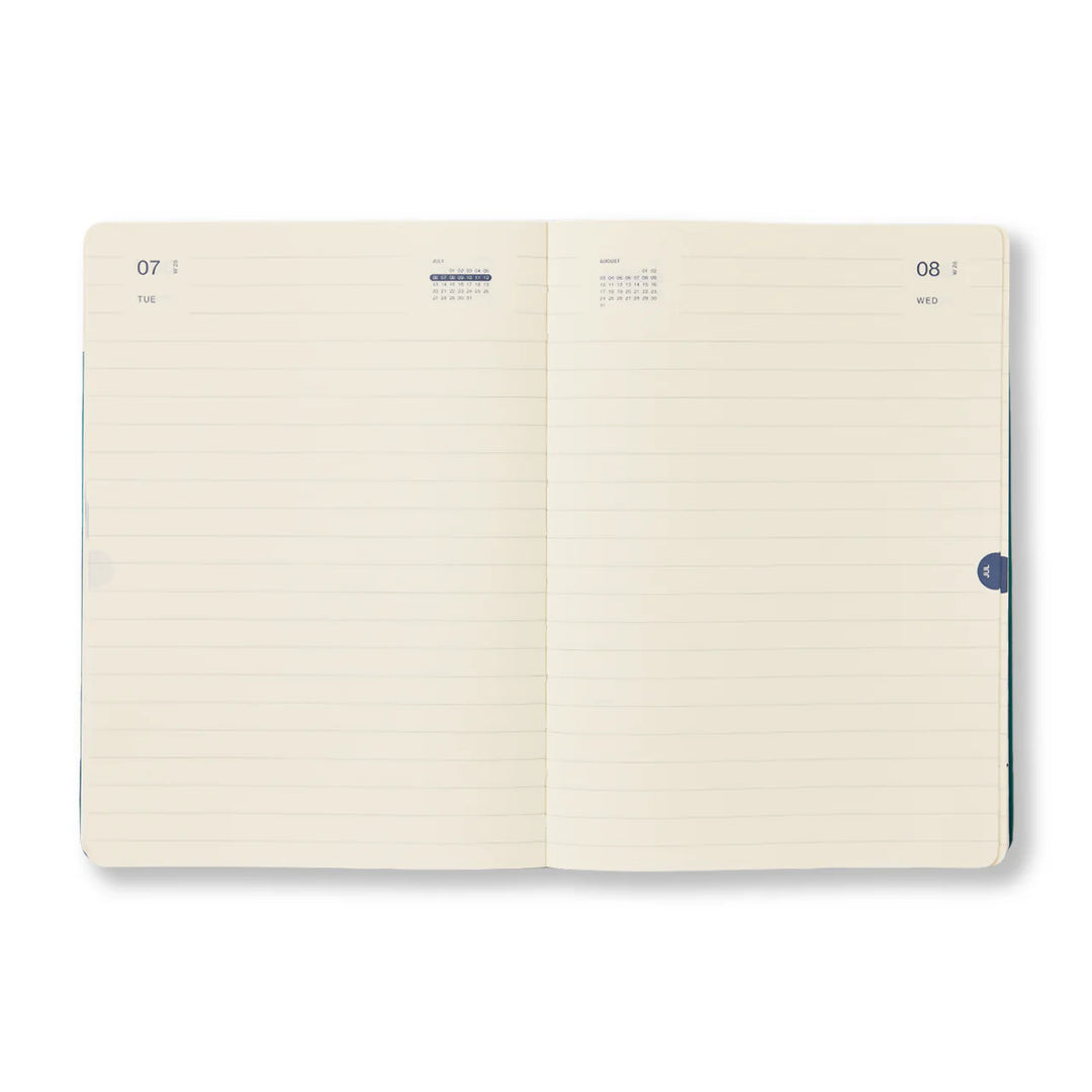 2026 Ruled Daily Diary A5 - Butter