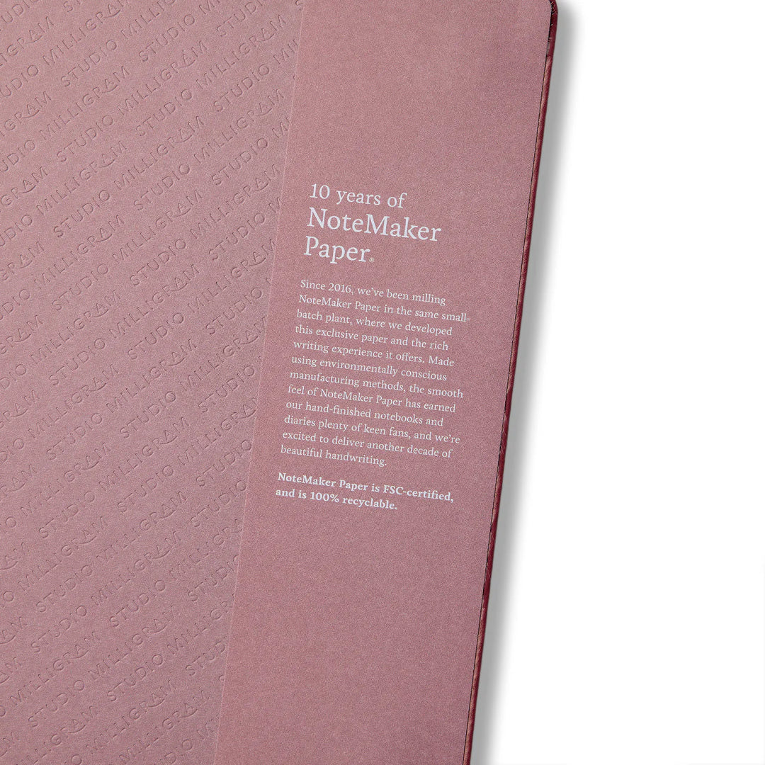 2026 Weekly Agenda Diary A5 -Cherry