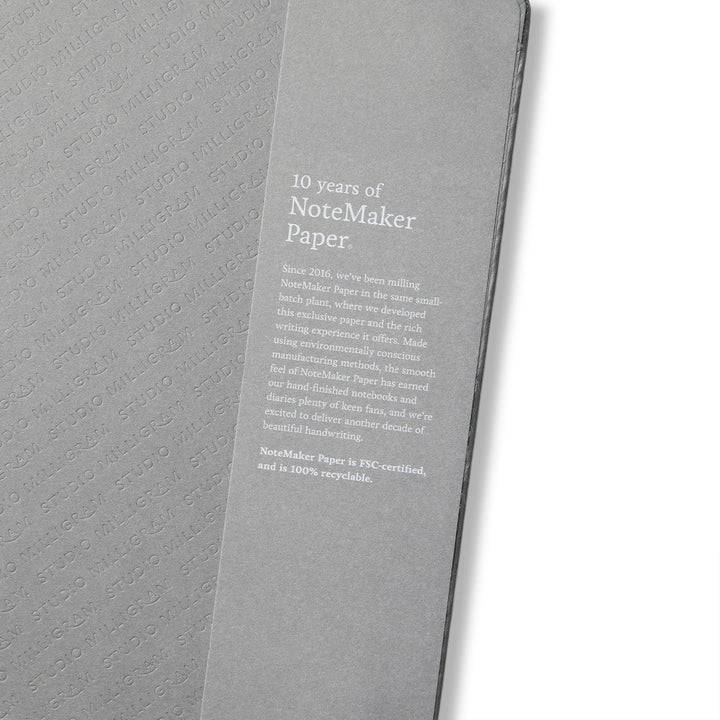 2026 Weekly Agenda Diary A5 - Charcoal