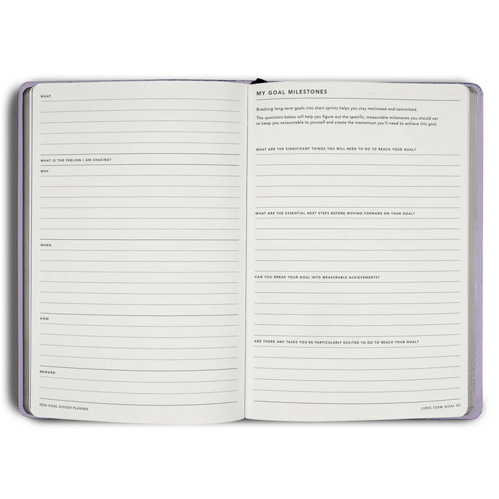 2026 Classic Goal Digger Diary Weekly Action - Lilac