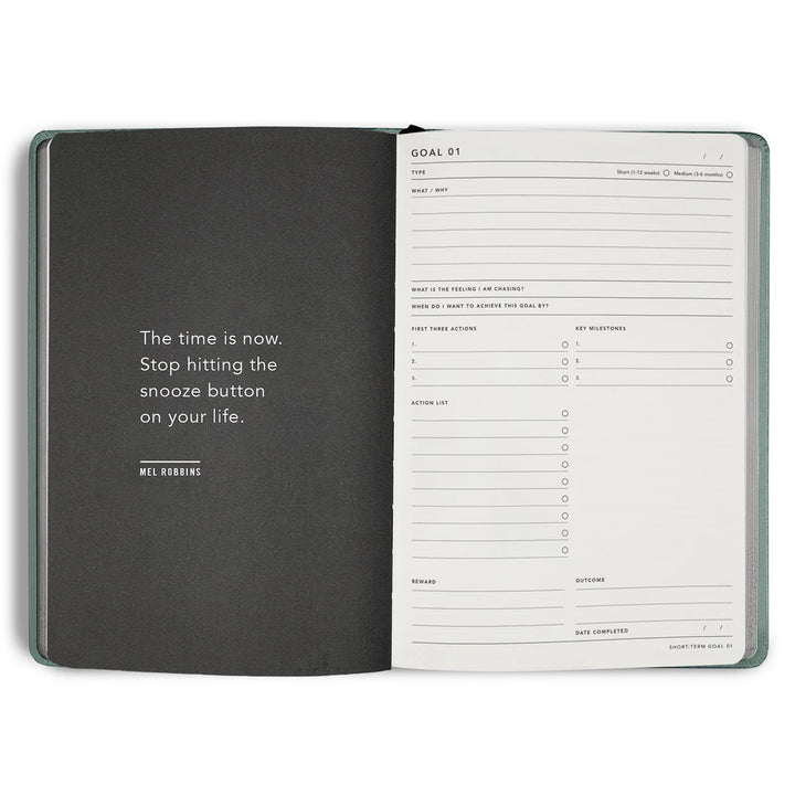 2026 Classic Goal Digger Diary Weekly Action - Sea Green