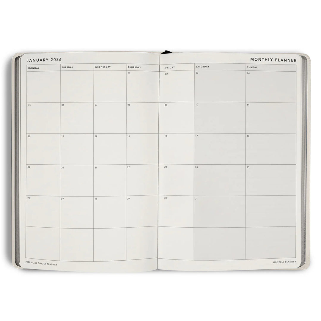 2026 Classic Goal Digger Diary Weekly Action - Vanilla