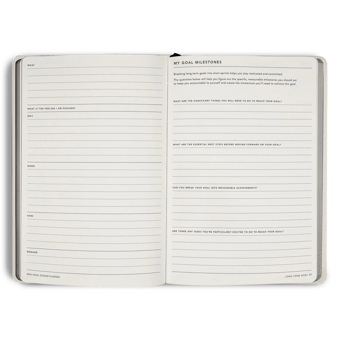 2026 Classic Goal Digger Diary Weekly Action - Vanilla