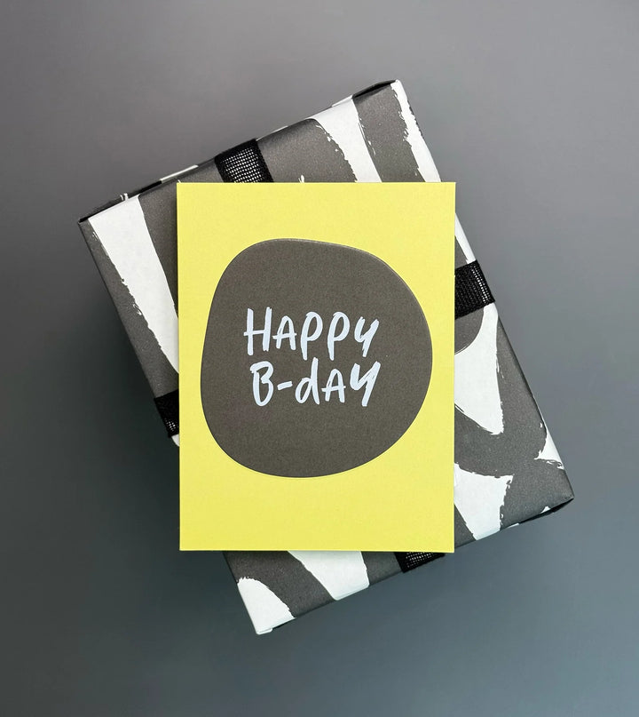 Made Paper | Gift Wrap Roll 3m - Squiggle - Black/White | Shut the Front Door