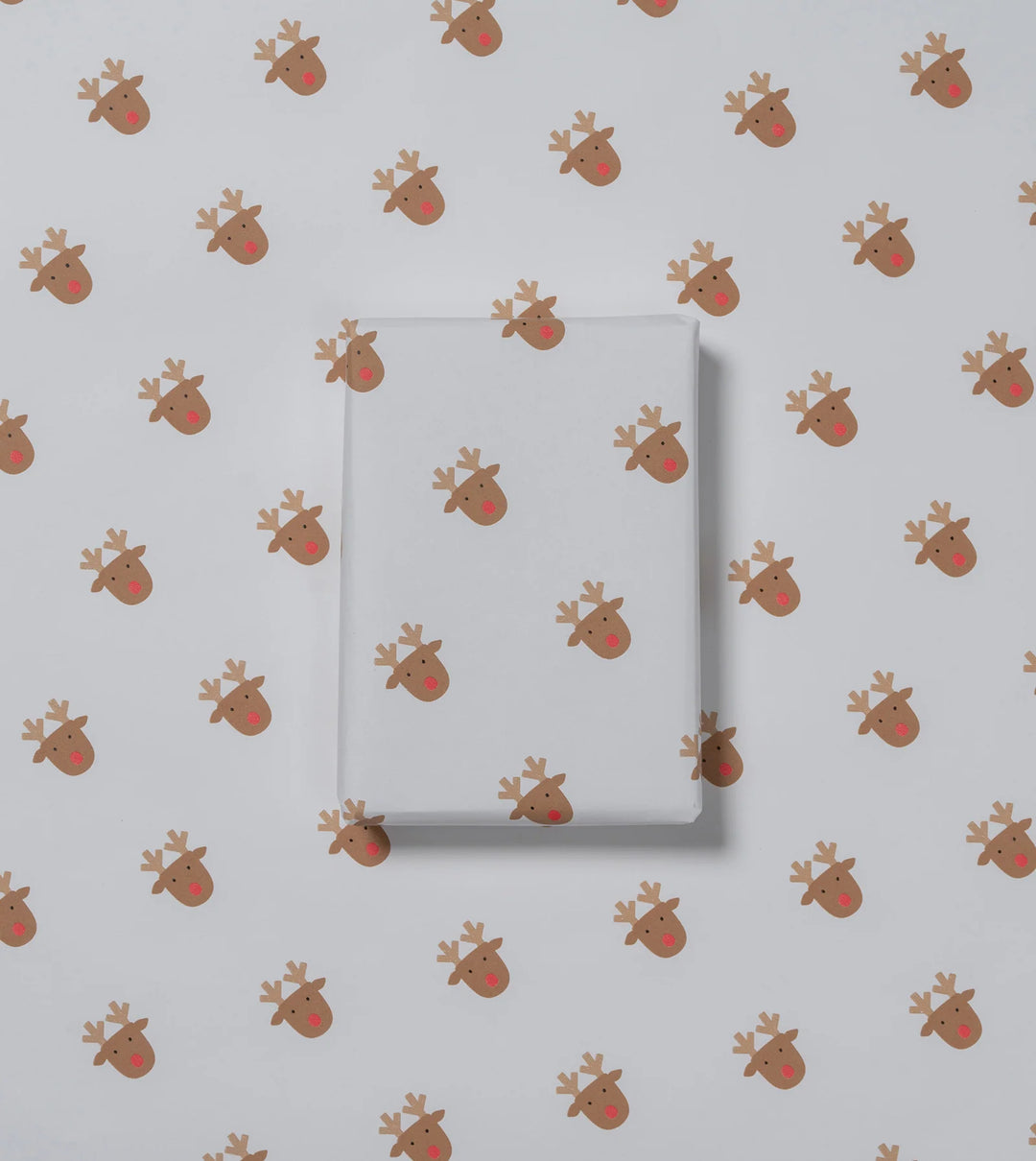 Gift Wrap Roll - Rudolph 3m - Toffee