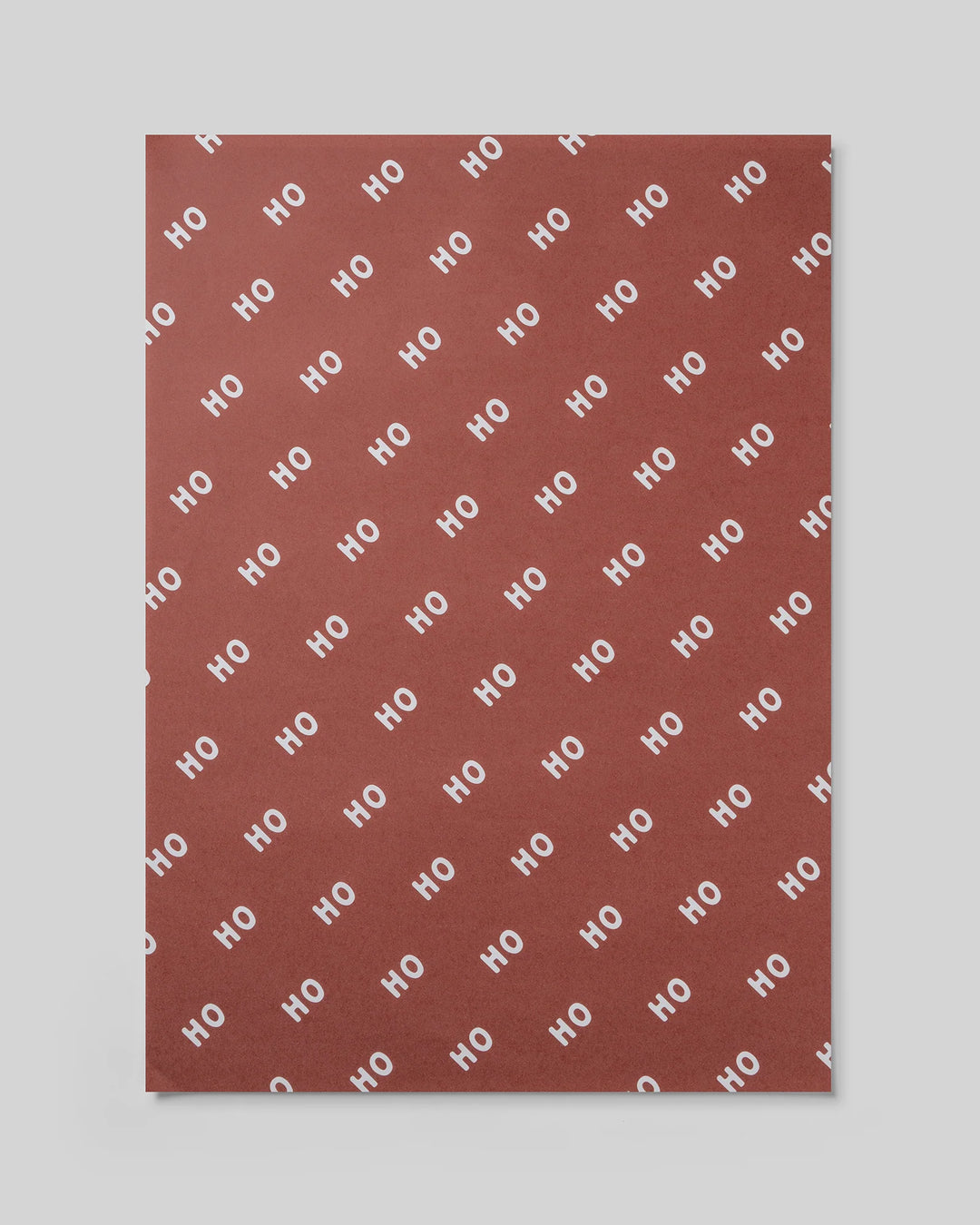 Gift Wrap Roll 3m - Ho Ho Ho - Mulled Wine