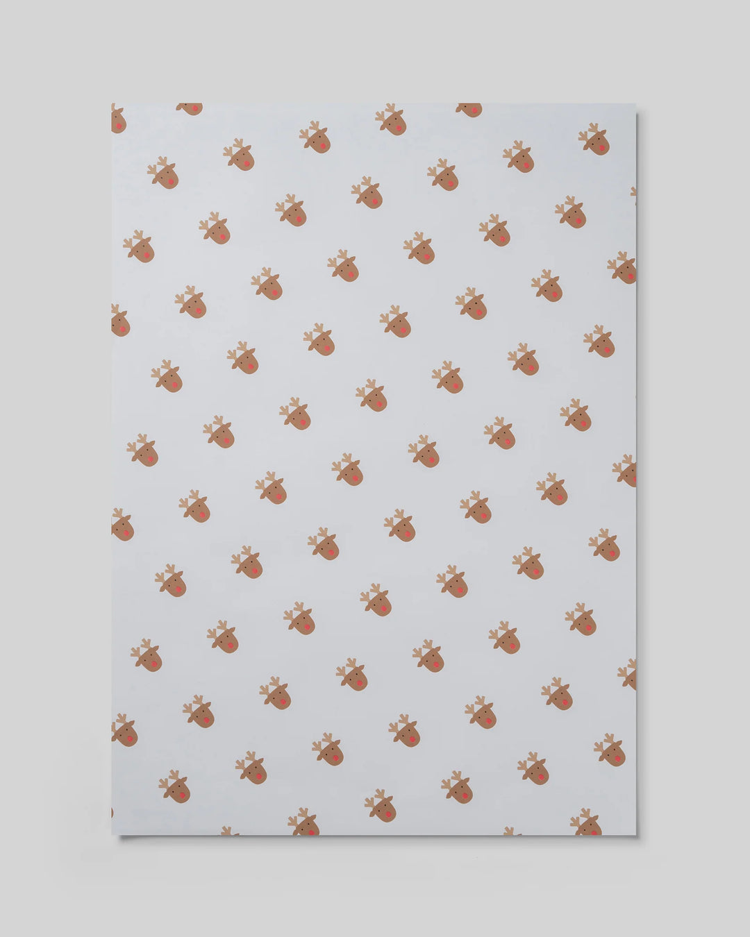Gift Wrap Roll - Rudolph 3m - Toffee