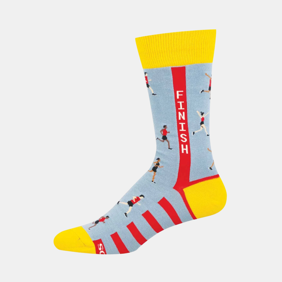 Men's Finish Line Socks - Blue