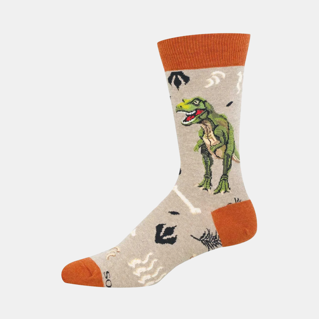 Men's T. Rex Socks -  Hemp Heather